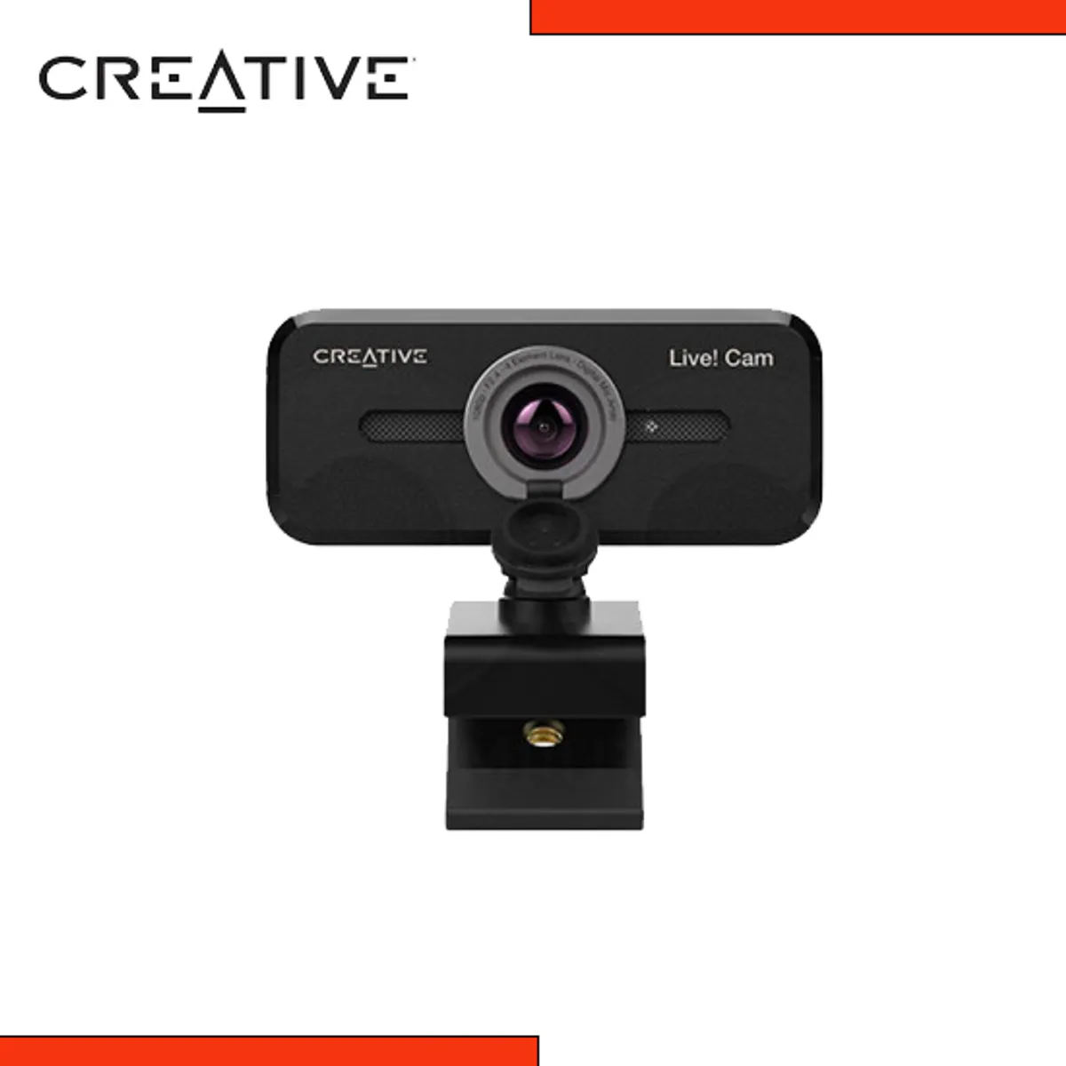 CREATIVE - CAMARA CREATIVE LIVE CAM SYNC V2 FHD 1080P CTAPA DUAL MIC USB BLACK