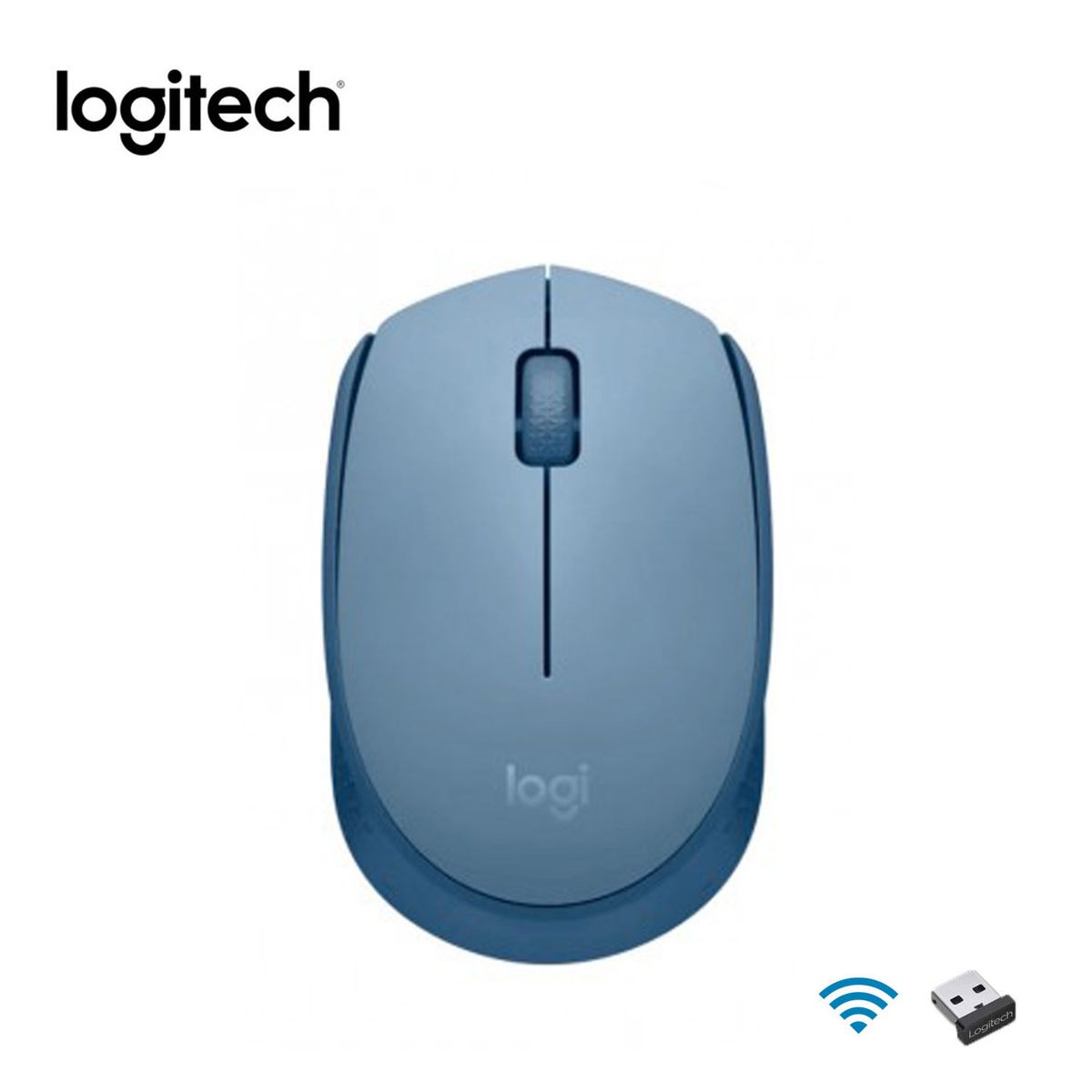 LOGITECH - Mouse Inalambrico M170 Gris Azulado