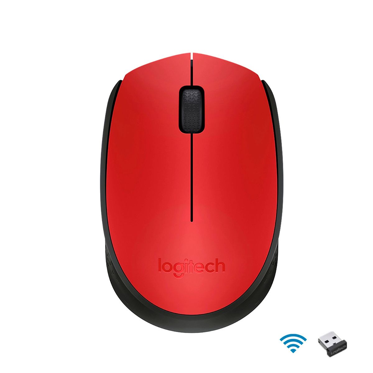LOGITECH - Mouse Inalambrico M170 Rojo
