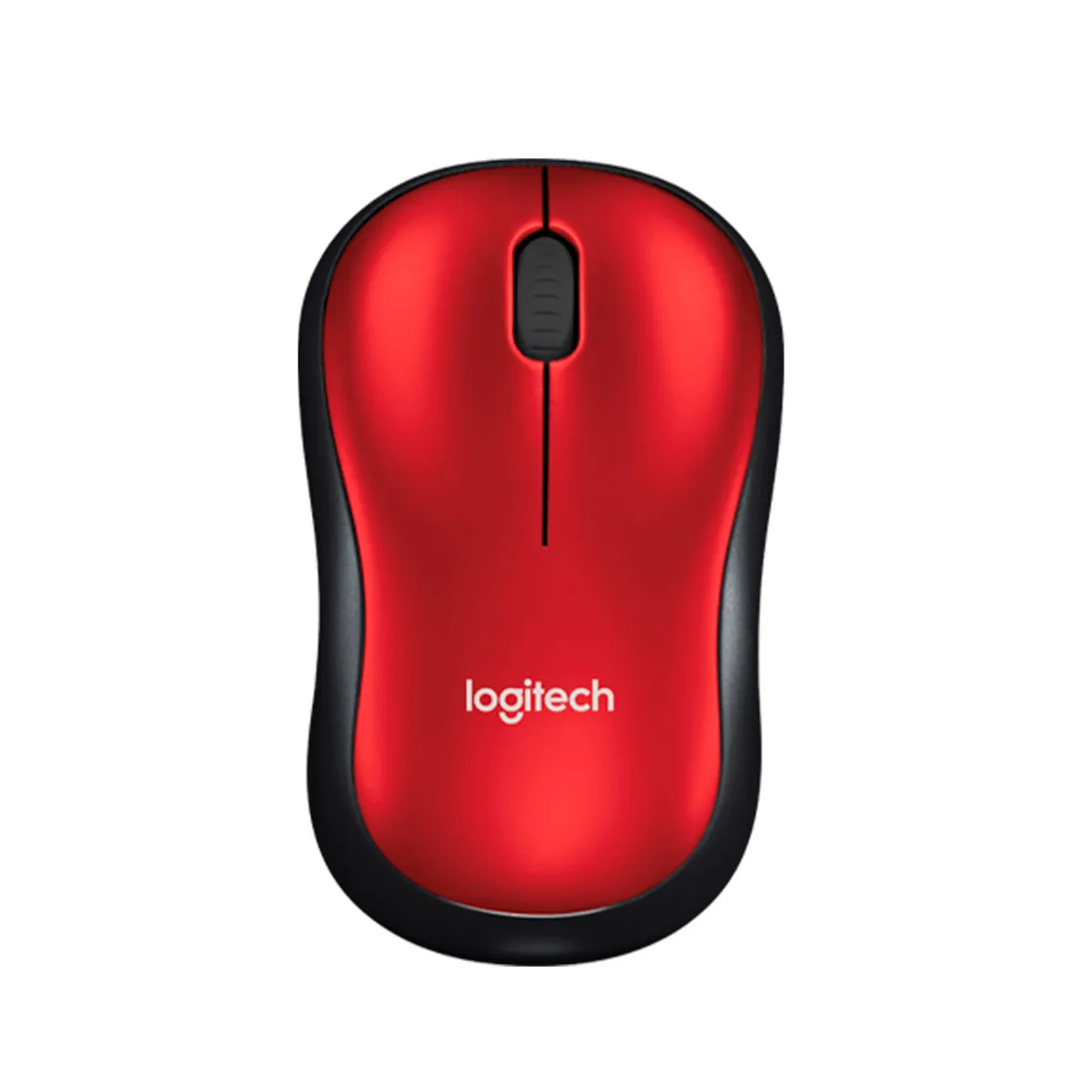 LOGITECH - Mouse Inalambrico Compacto M185 Rojo