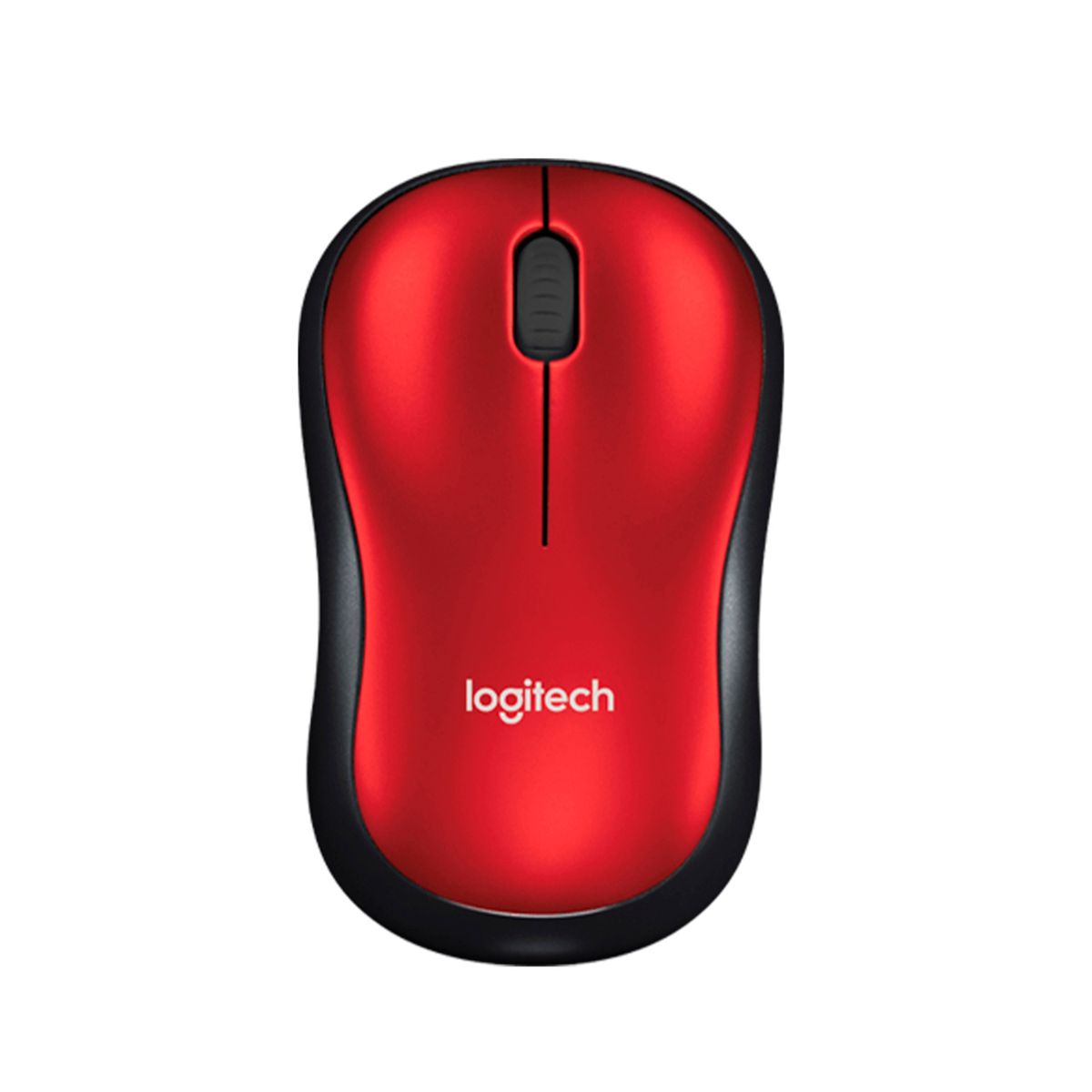 LOGITECH - Mouse Inalambrico Compacto M185 Rojo