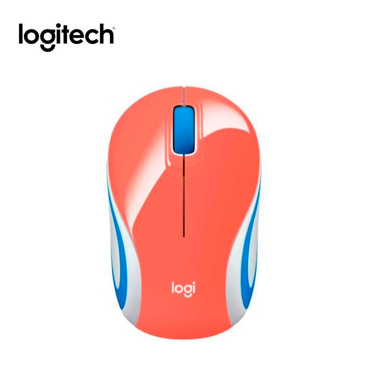 LOGITECH - Mouse M187 Mini Wireless Refresh Coral