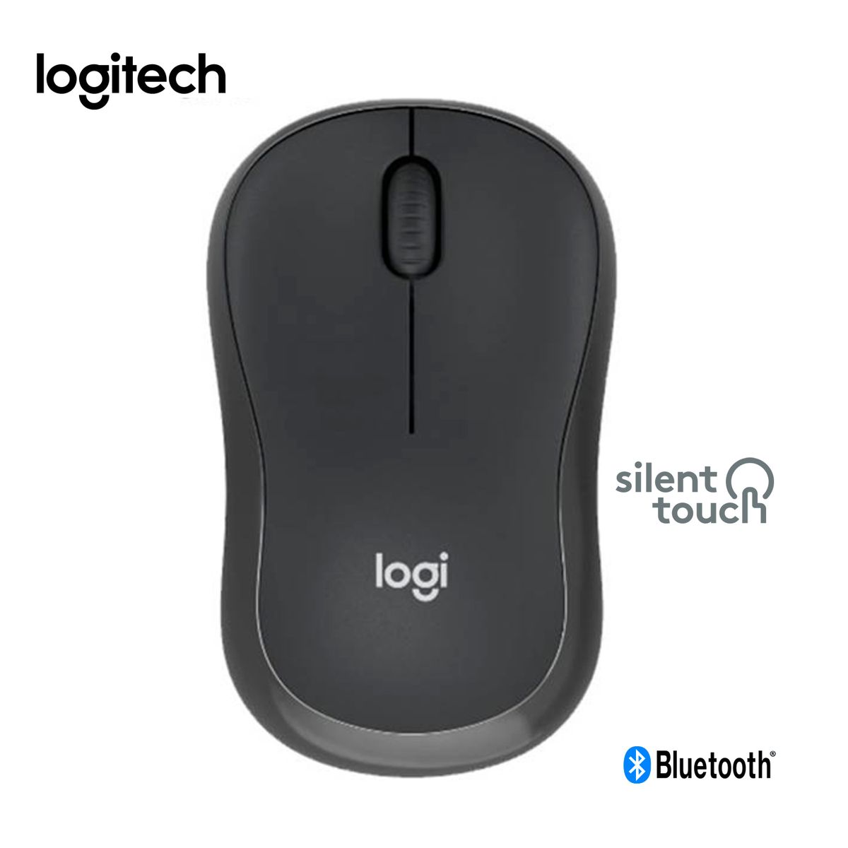 LOGITECH - Mouse Inalámbrico M240 Blueth Silent Touch ambidextro Negro