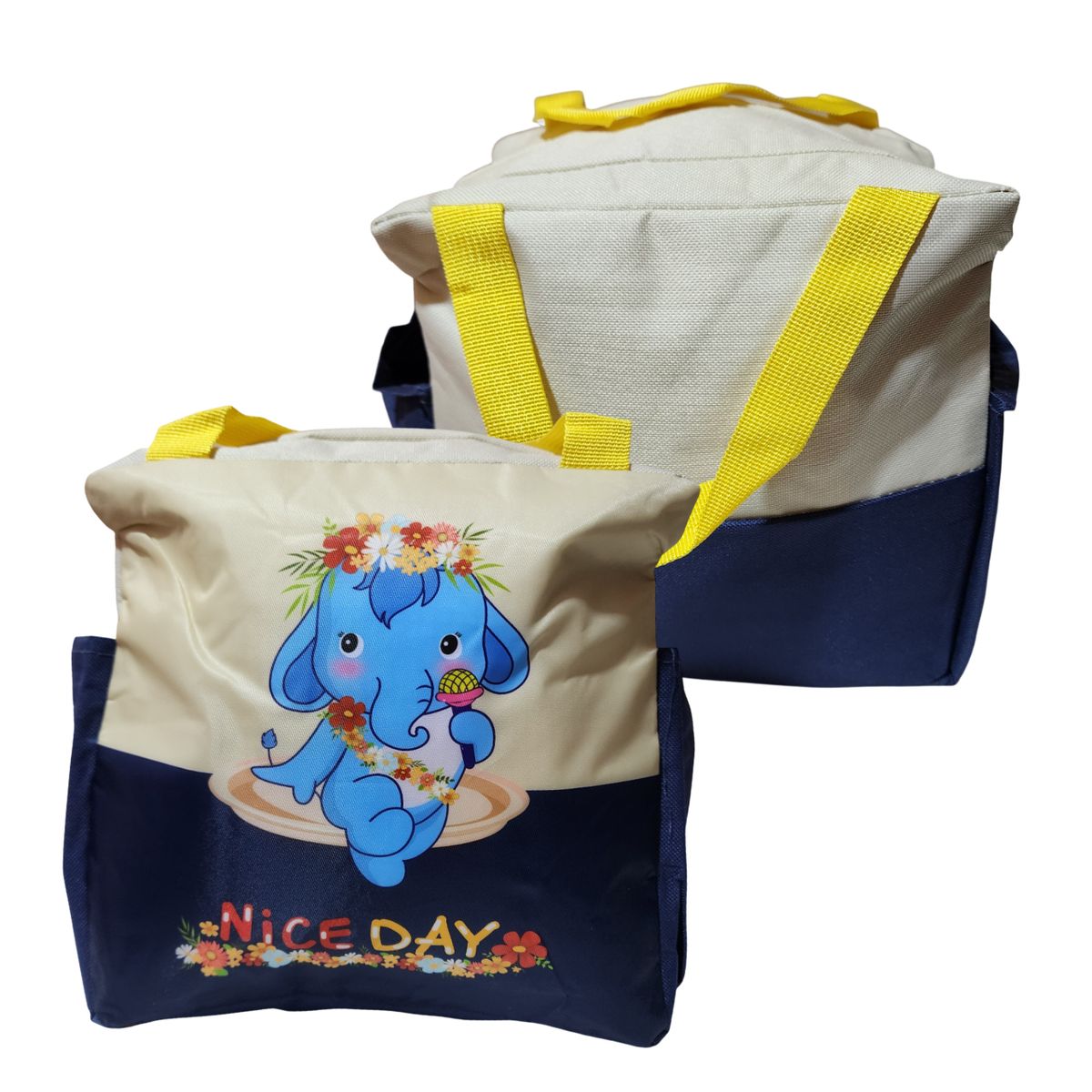 GENERICO - Lonchera Azul Bolso Para alimentos con diseño Kawaii