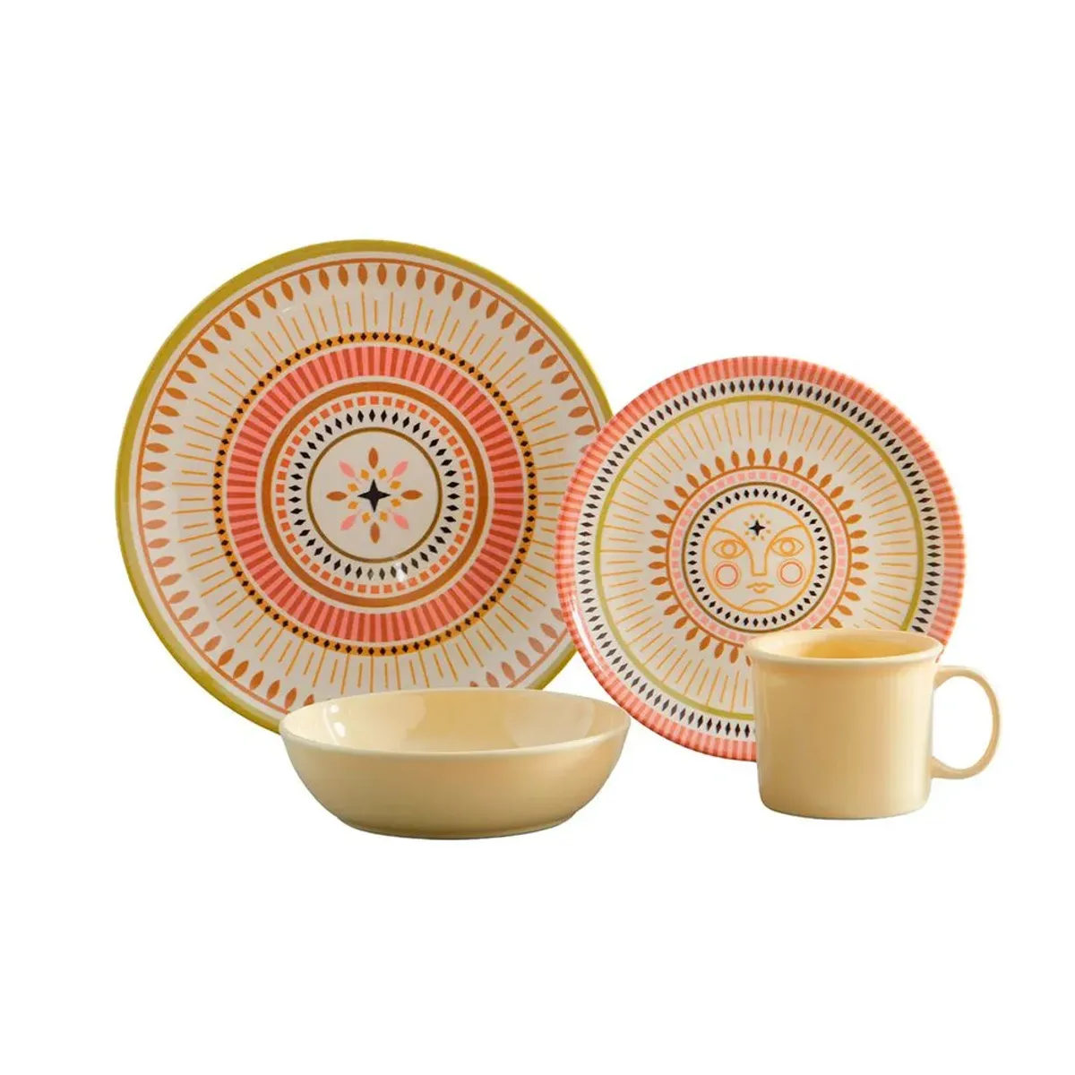 CORONA - Juego de vajillas Corona 16 piezas Solei Hogar