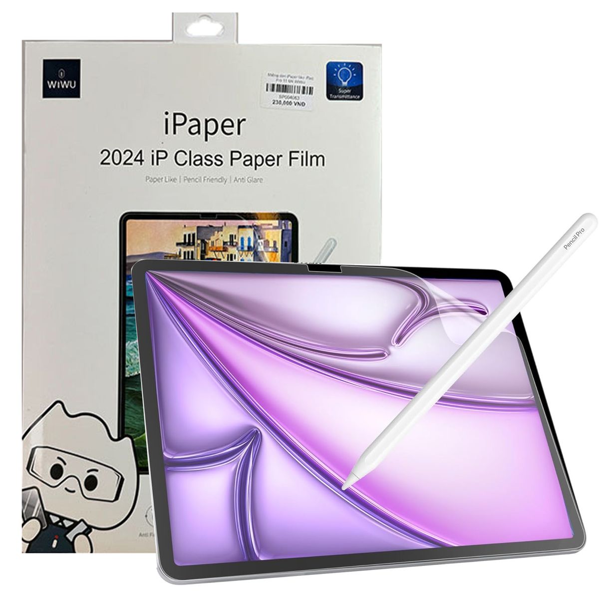 WIWU - Mica Mate Papel Para Ipad Air 13 (2024) A2898 A2899 M2 Wiwu