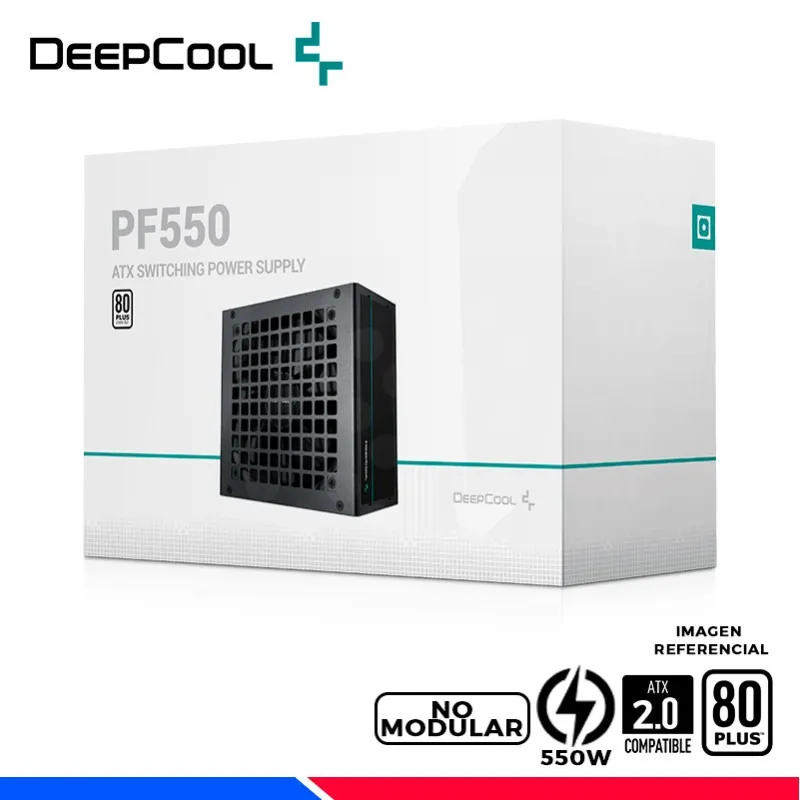 DEEPCOOL - FUENTE DE PODER 80 PLUS WHITE 550W DEEPCOOL PF550