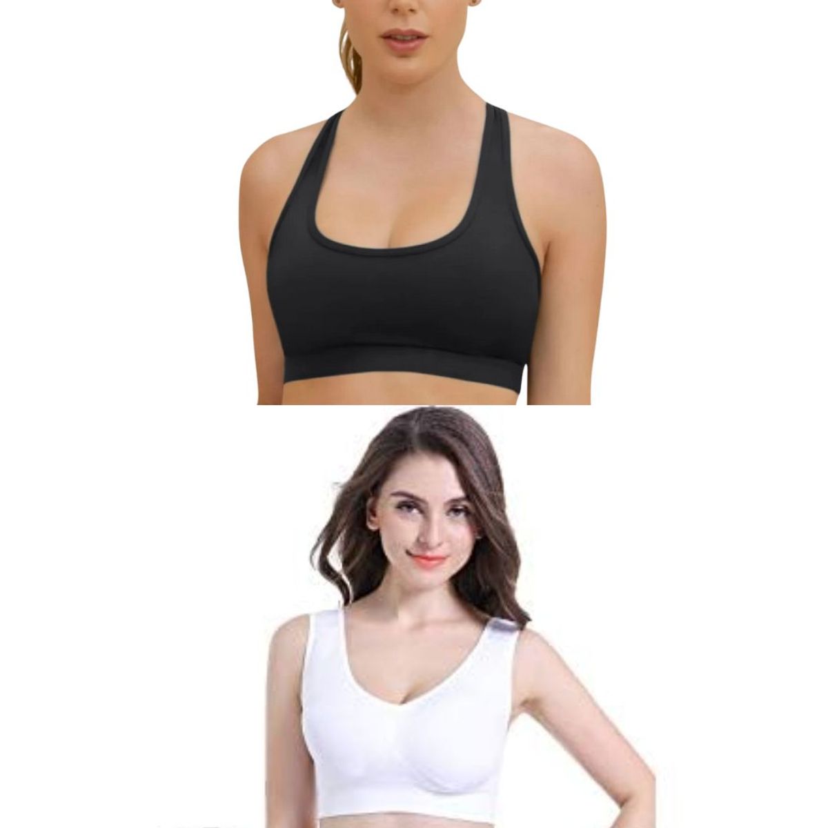 GENERICO - Pack 2 Top / Bra- Bividí Toda Actividad Mujer