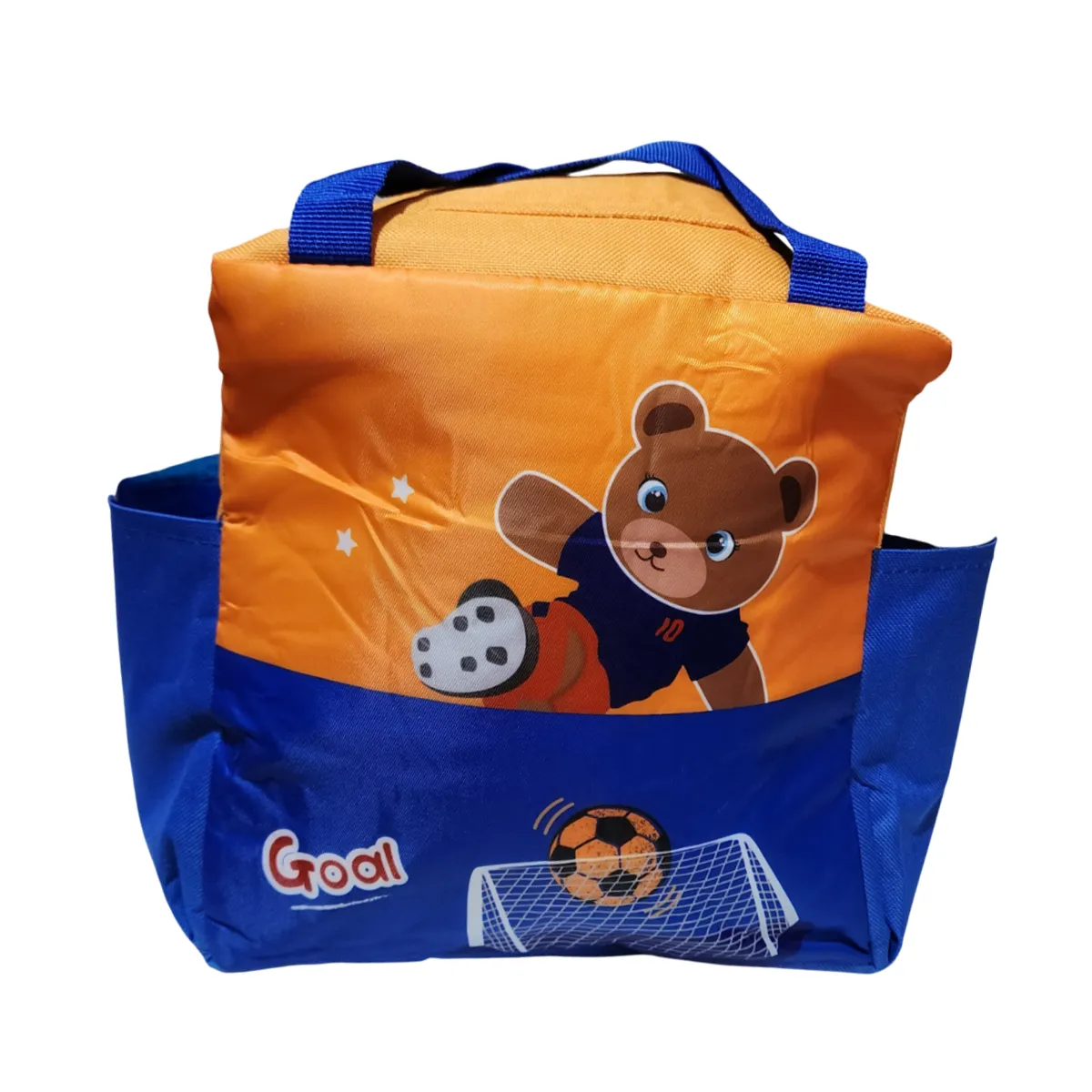 GENERICO - Lonchera Bolso Naranja Para alimentos con diseño infantil