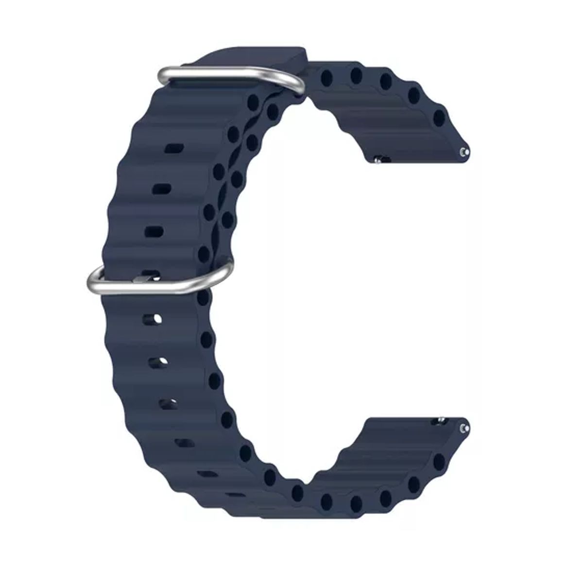 GENERICO - Correa Silicona Ocean para SAMSUNG WATCH 4 - Azul Marino