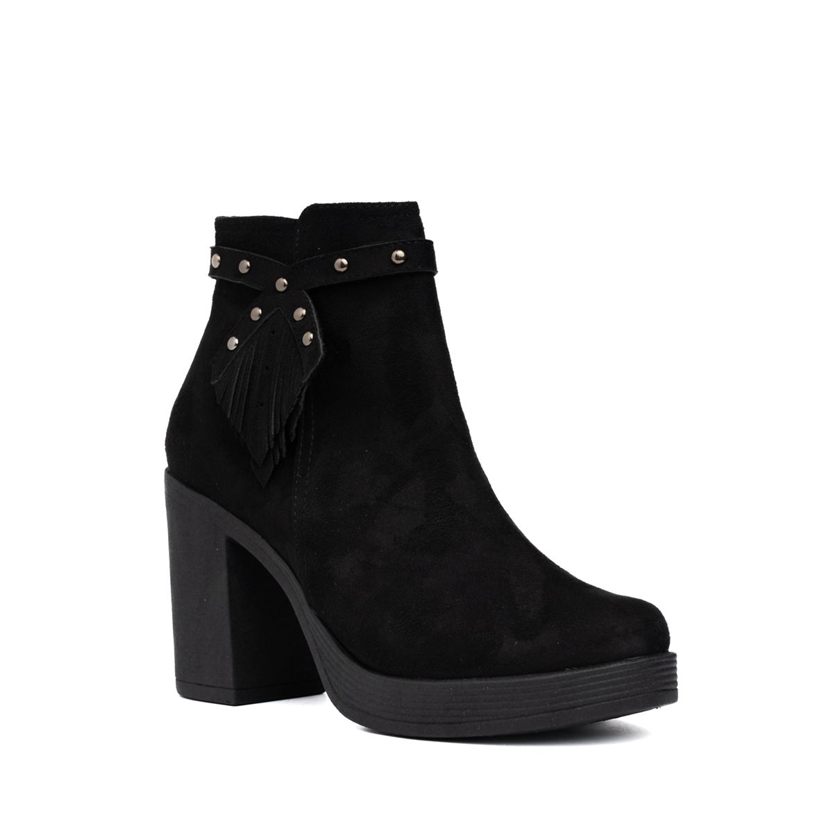 NEBULA - Botines Chenda - Nébula - Negro Gamuza