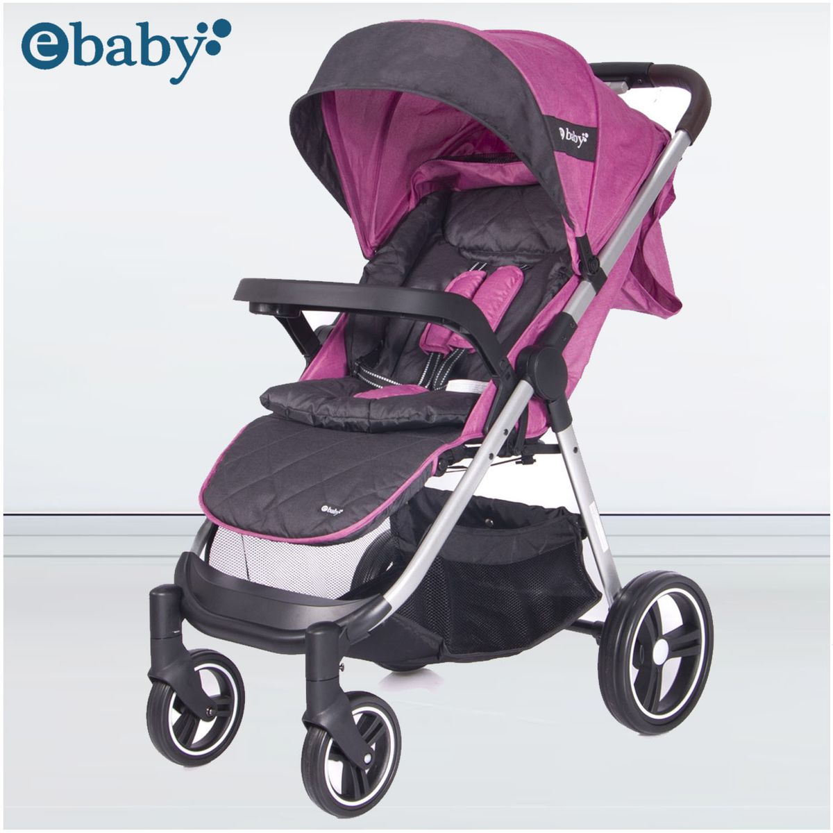 EBABY - Coche de Paseo «Atton Delux» Ebaby Rosado