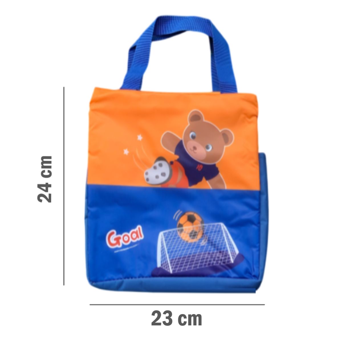 GENERICO - Lonchera Bolso Para alimentos con diseño animales - NARANJA