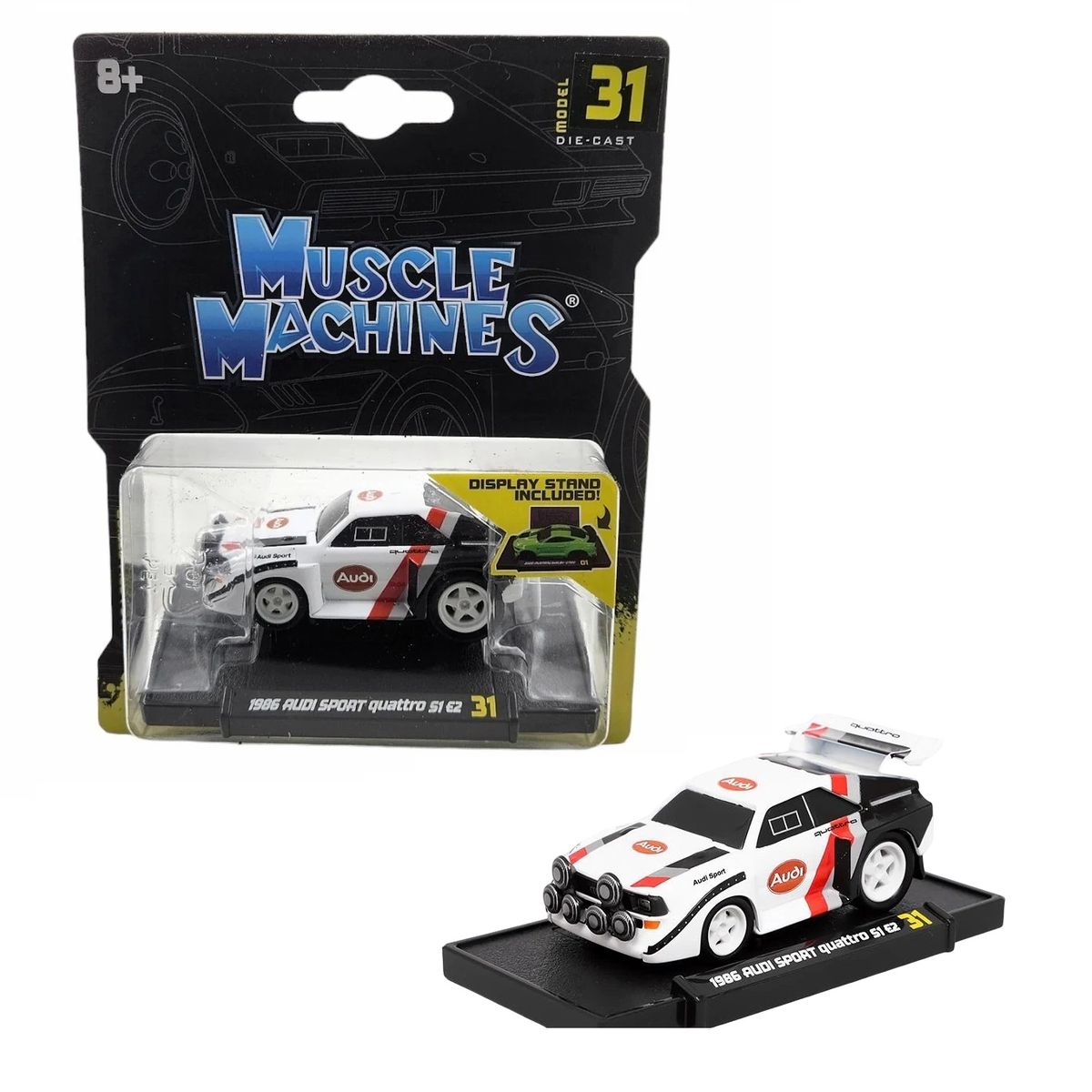 BBURAGO - Auto Coleccionable 164 Audi Sport Quattro S1 E2