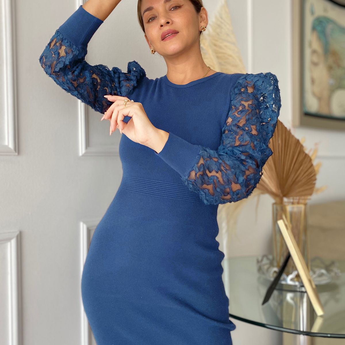 ARMA TU LOOK - VESTIDO GARDENIA LANA CASHMERE MANGAS TULL ARMA TU LOOK