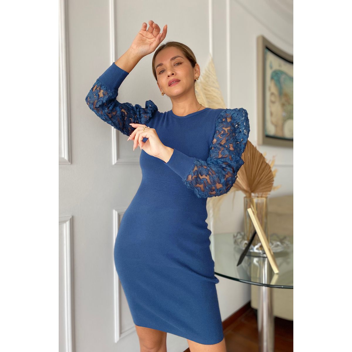 ARMA TU LOOK - VESTIDO GARDENIA LANA CASHMERE MANGAS TULL ARMA TU LOOK