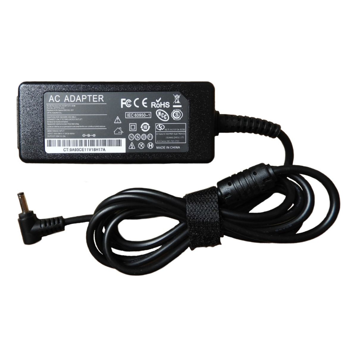 GENERICO - CARGADOR PARA CHUWI 12V 2A 24W 35135