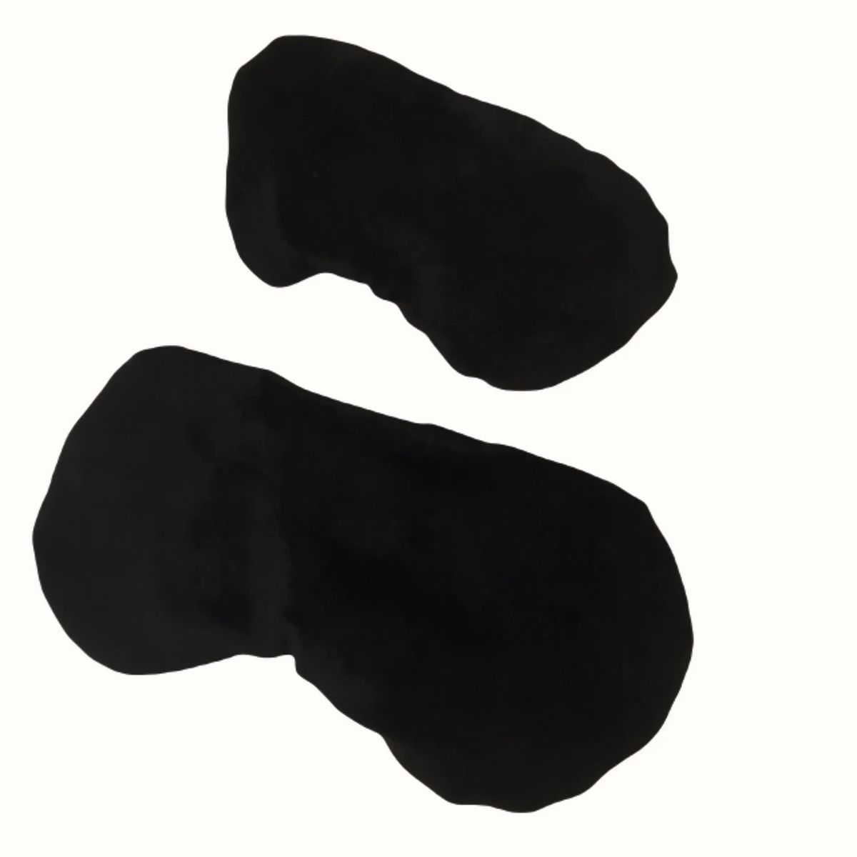 GENERICO - ANTIFAZ PARA DORMIR NEGRO 02 UNIDADES