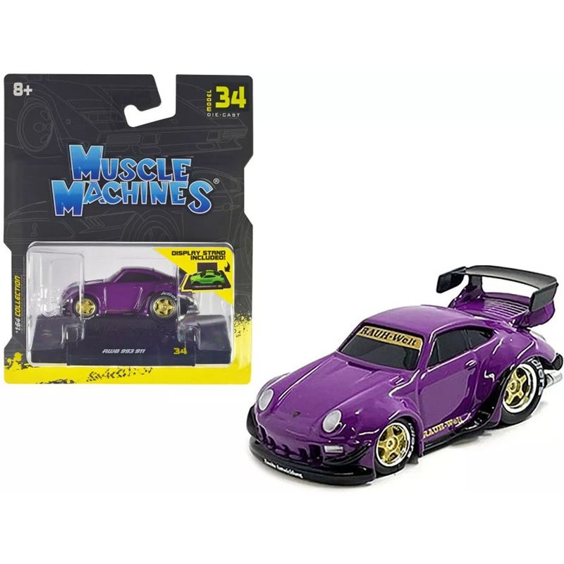 BBURAGO - Auto Coleccionable 1/64 RWB Porsche 993 911