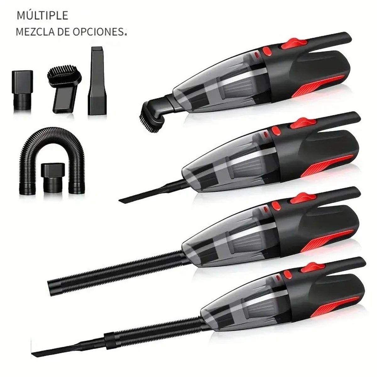 GENERICO - ASPIRADORA INALAMBRICA PORTATIL POTENTE PARA CARRO AUTO USB