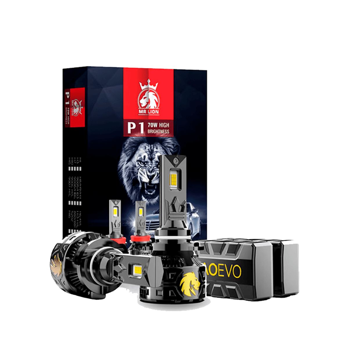 NAOEVO - Foco Led P1 Canbus H4 16800LM