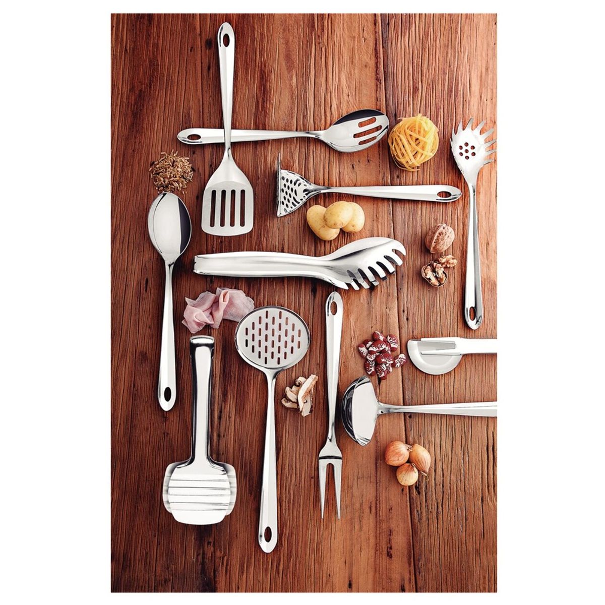 TRAMONTINA - CUCHARA PARA SERVIR TRAMONTINA UTILITY DE ACERO INOXIDABLE