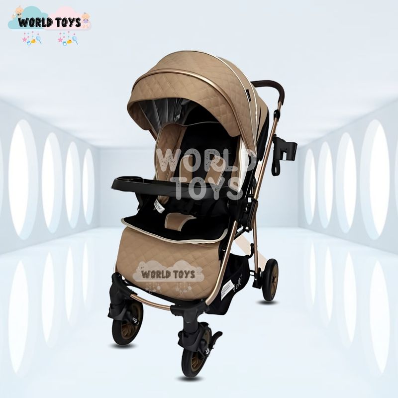BABY - Coche Cuna de Lujo «HUMBERT» Beige