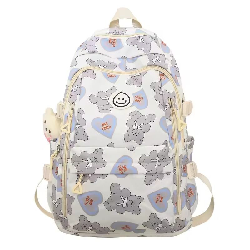 GENERICO - MOCHILA OSITOS Y CORZONES KAWAII