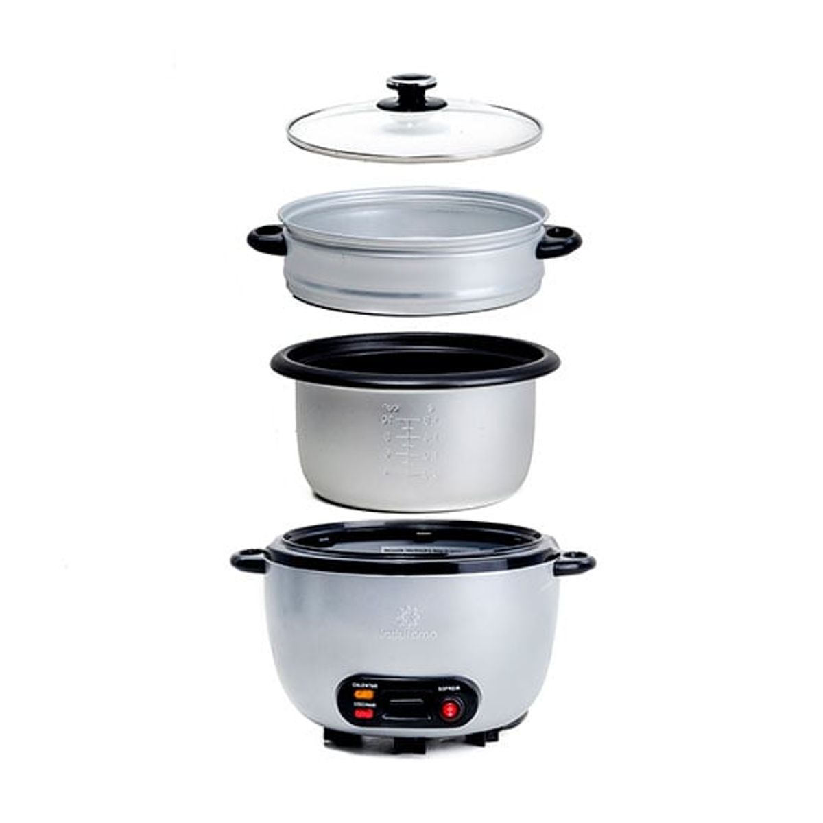 INDURAMA - Olla Arrocera con Vaporera Indurama 18L OAI-GR18 Gris