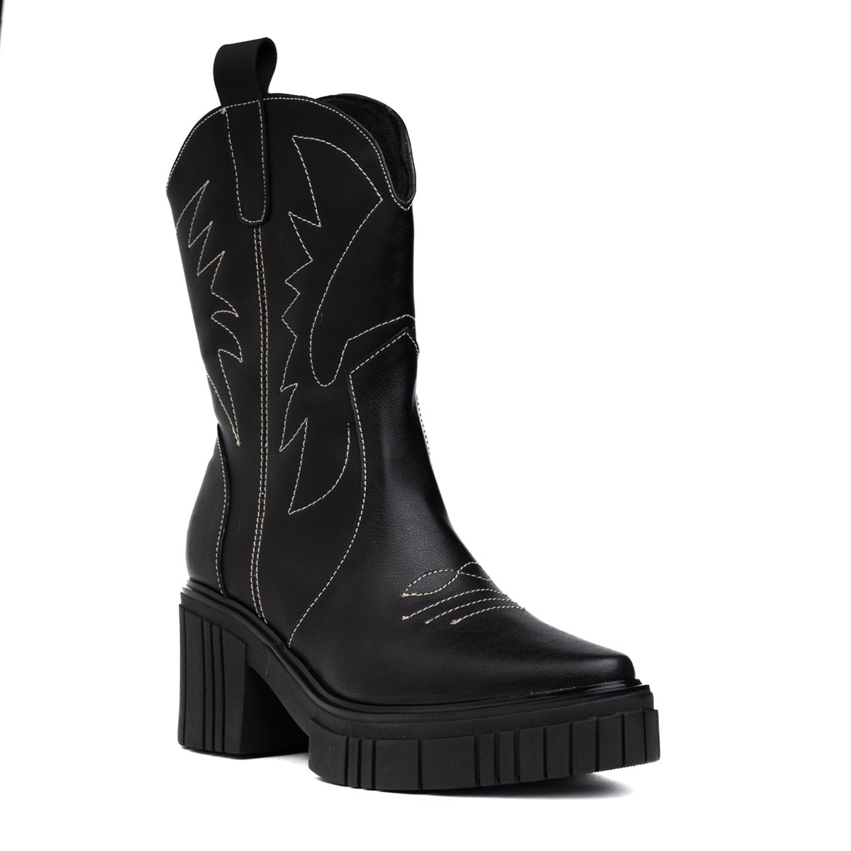 NEBULA - Botines West Coast - Nébula - Negro