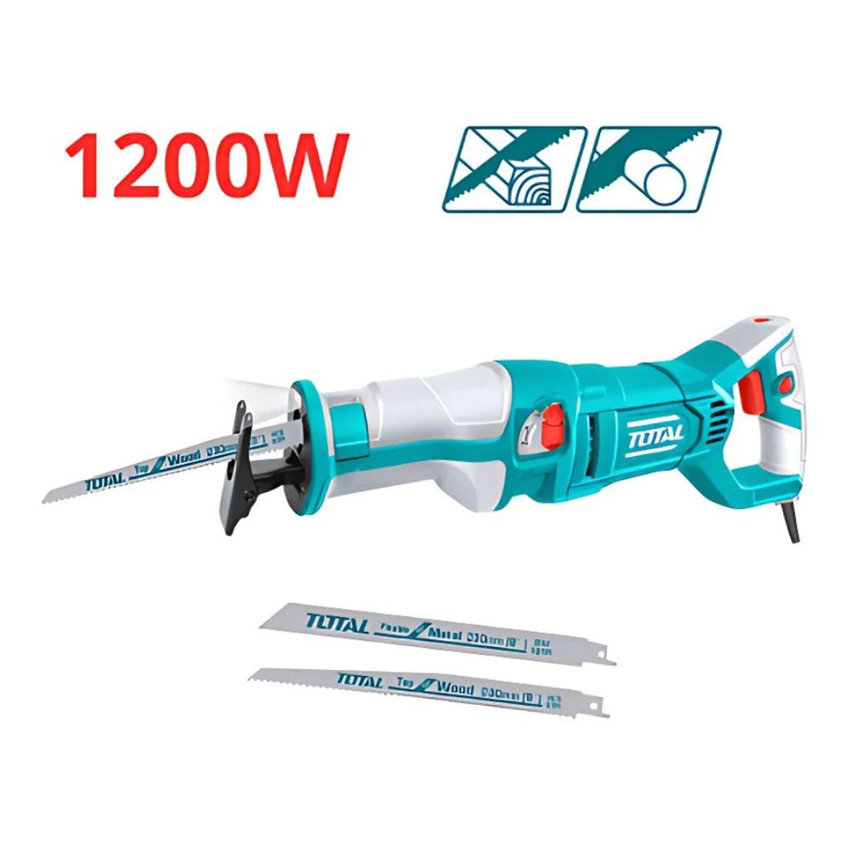TOTAL TOOLS - Sierra sable 1200w industrial TOTAL - TS1001201