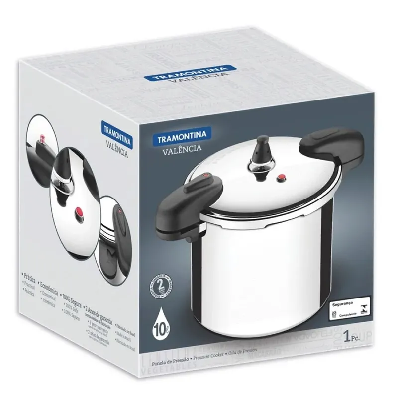 TRAMONTINA - OLLA A PRESIÓN TRAMONTINA VALENCIA DE 10 LT
