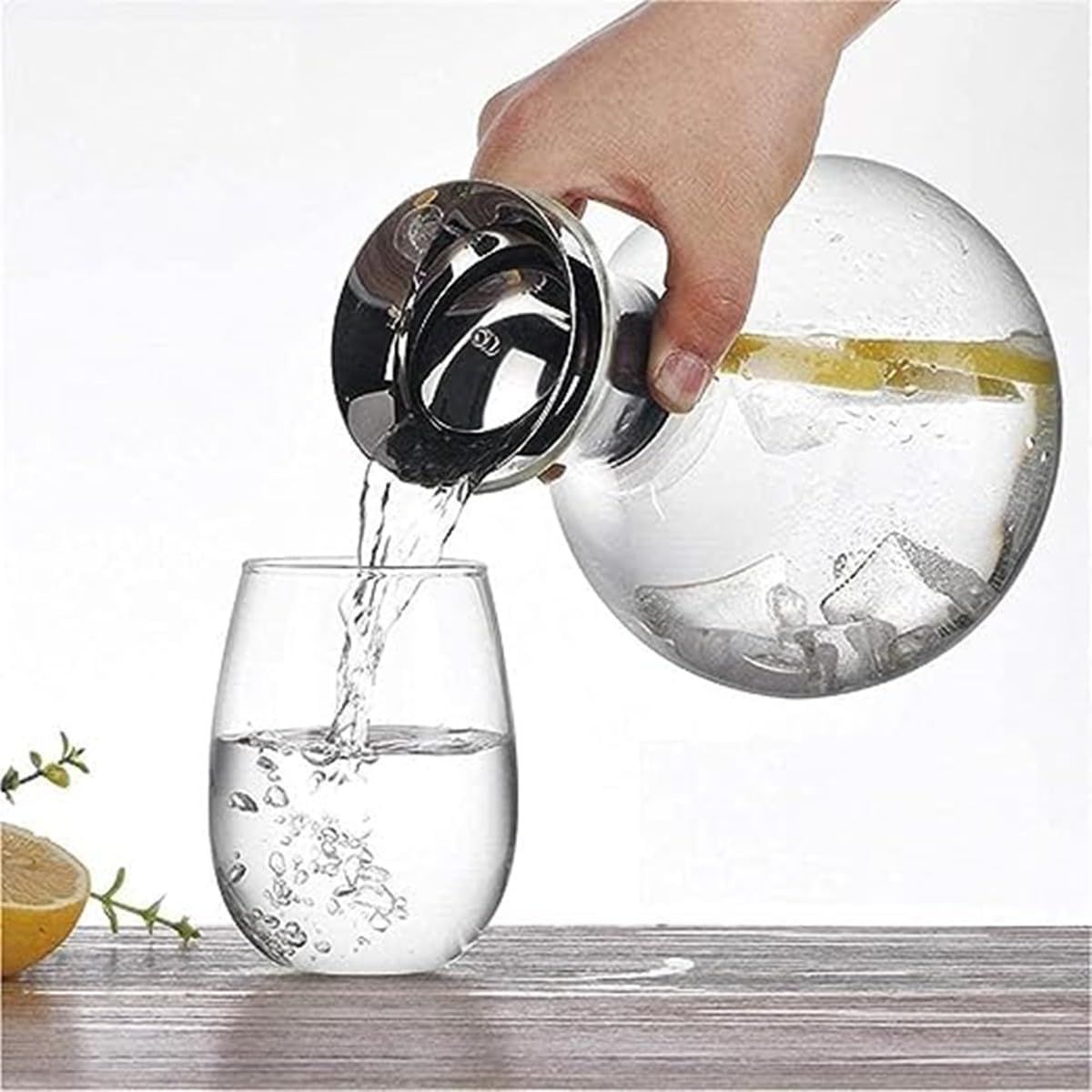 GENERICO - Jarra danesa  1500 ml en vidrio borosilicato