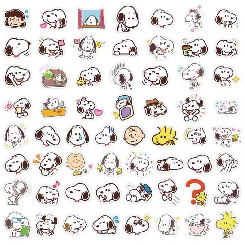 GENERICO - pack 60 stickers perritos 7