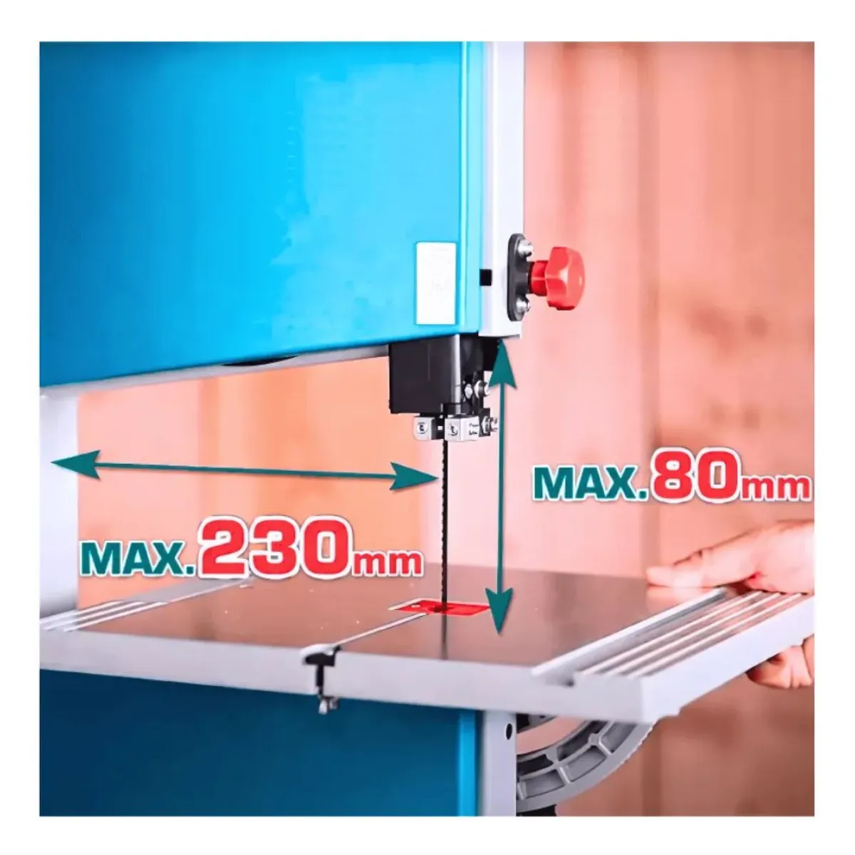 TOTAL TOOLS - Sierra de cinta de banda 350w Industrial Total - TS730301-5