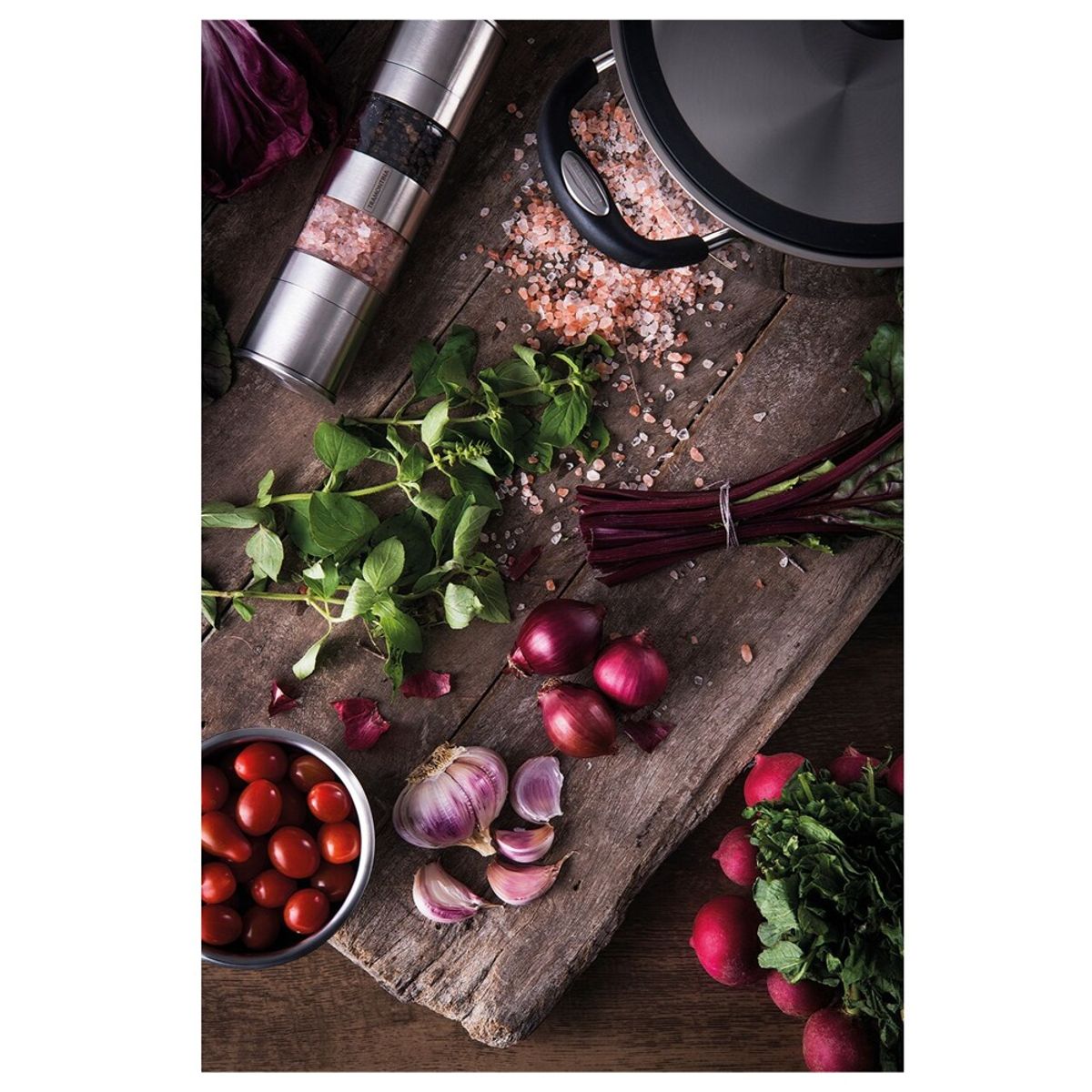 TRAMONTINA - MOLINILLO DOBLE PARA PIMIENTA Y SAL TRAMONTINA