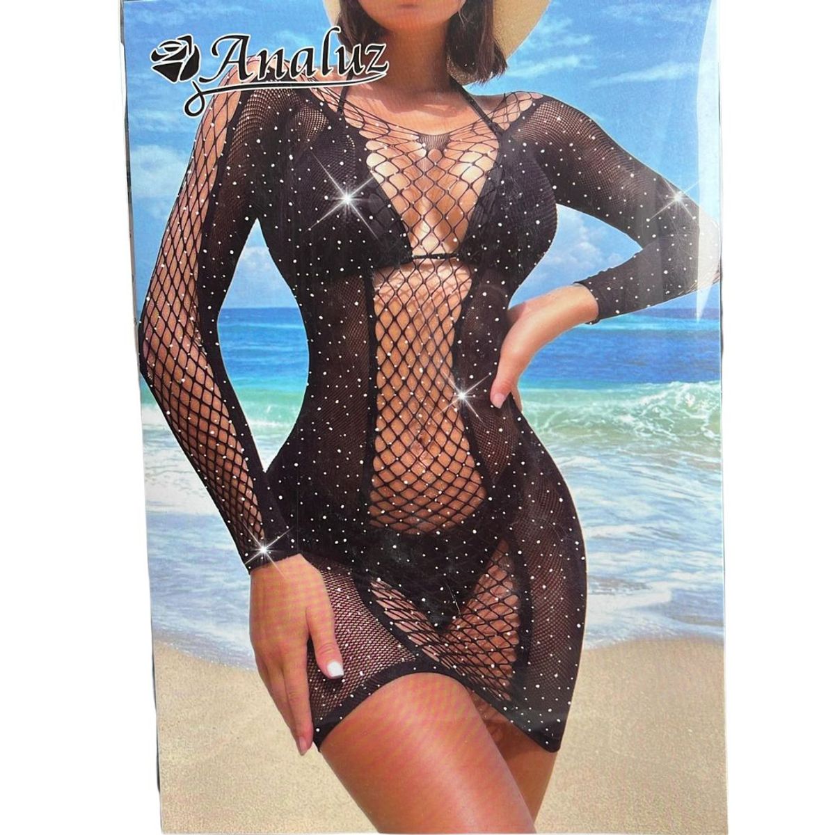 GENERICO - Sexy Vestido Tipo Malla