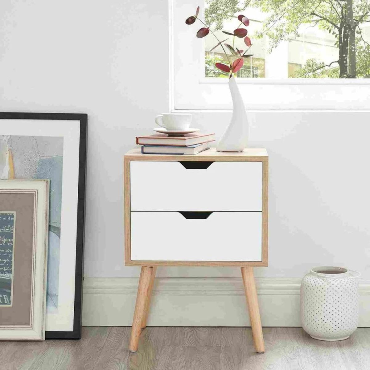 GENERICO - Velador Mesa De Noche Logan New Duna - Gaudi