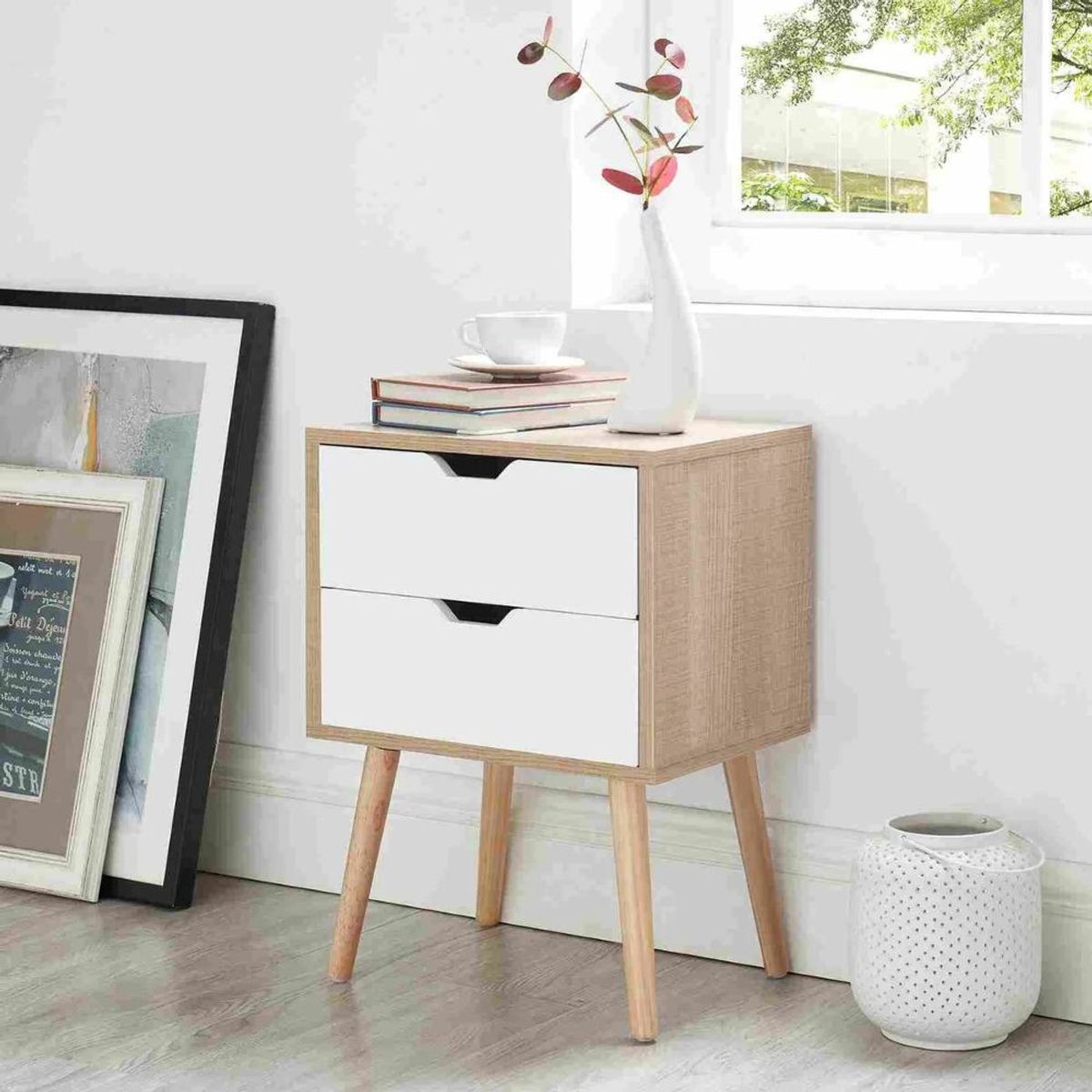 GENERICO - Velador Mesa De Noche Logan New Duna - Gaudi