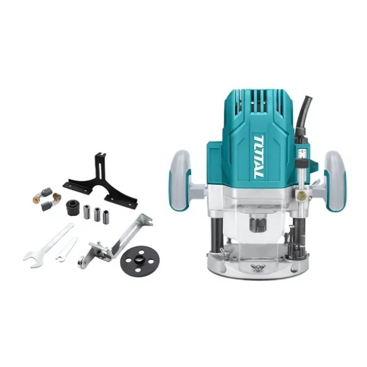 TOTAL TOOLS - RUTEADORA FRESADORA 1600 WATTS CANTEADORA INDUSTRIAL - TR111216