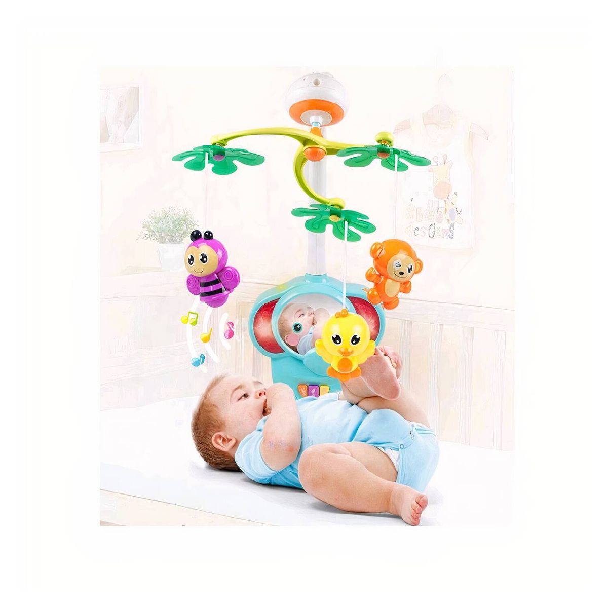 GENERICO - Móvil Para Bebés con Proyector Musica