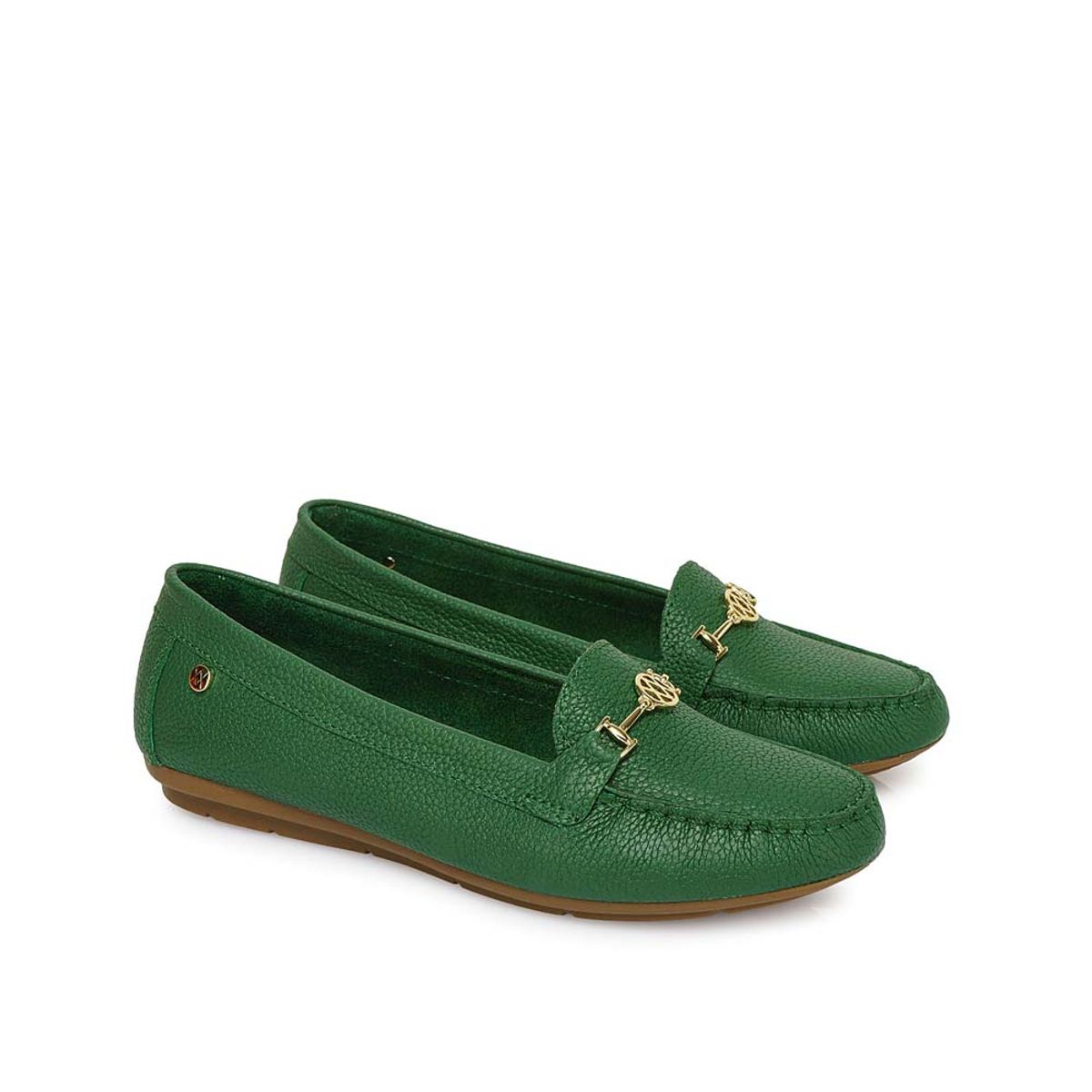 VIALE - Zapato Mocasín Casual CORE-2510 VerdeHoja Viale Cuero