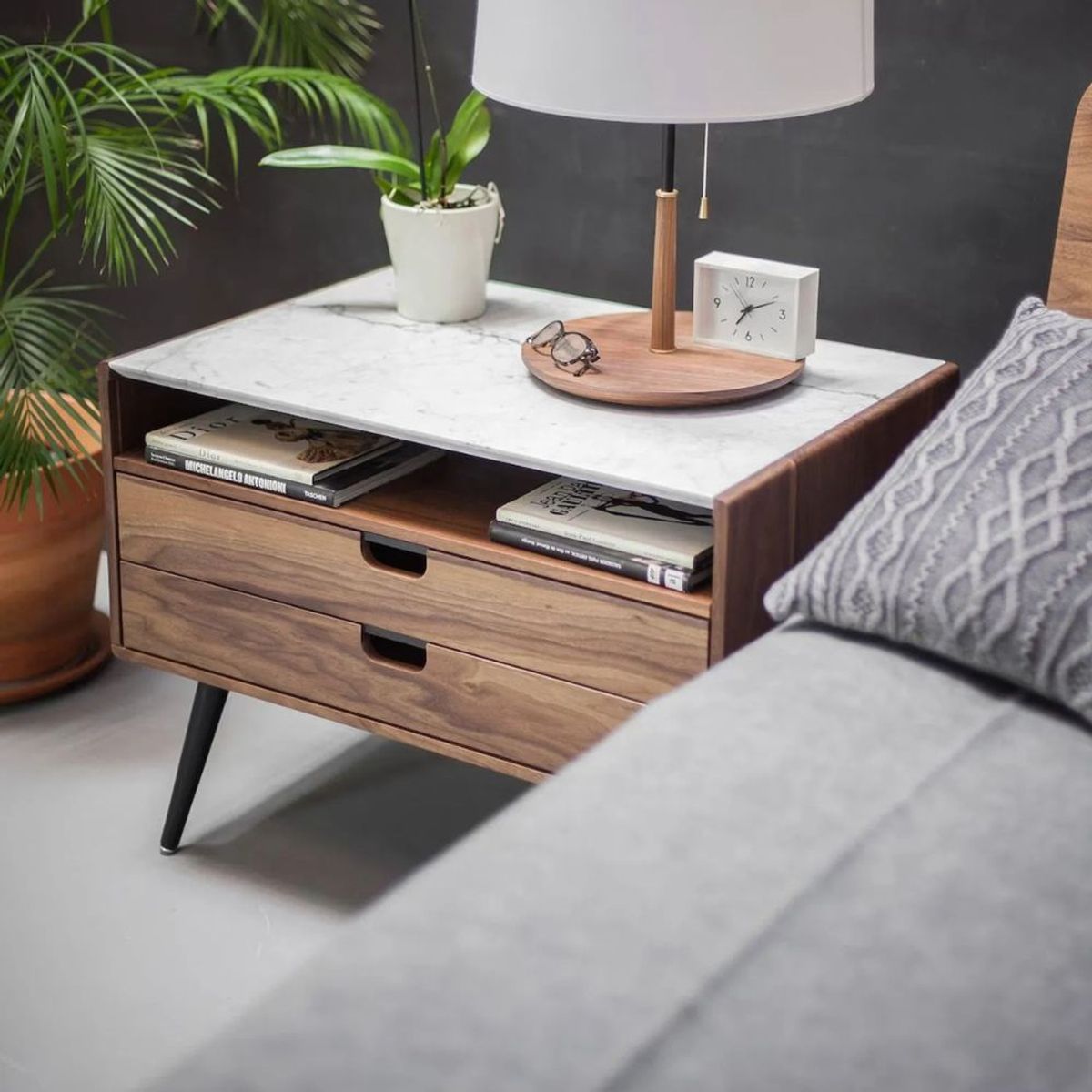 GENERICO - Velador Mesa De Noche Armado Chiara - Gaudi