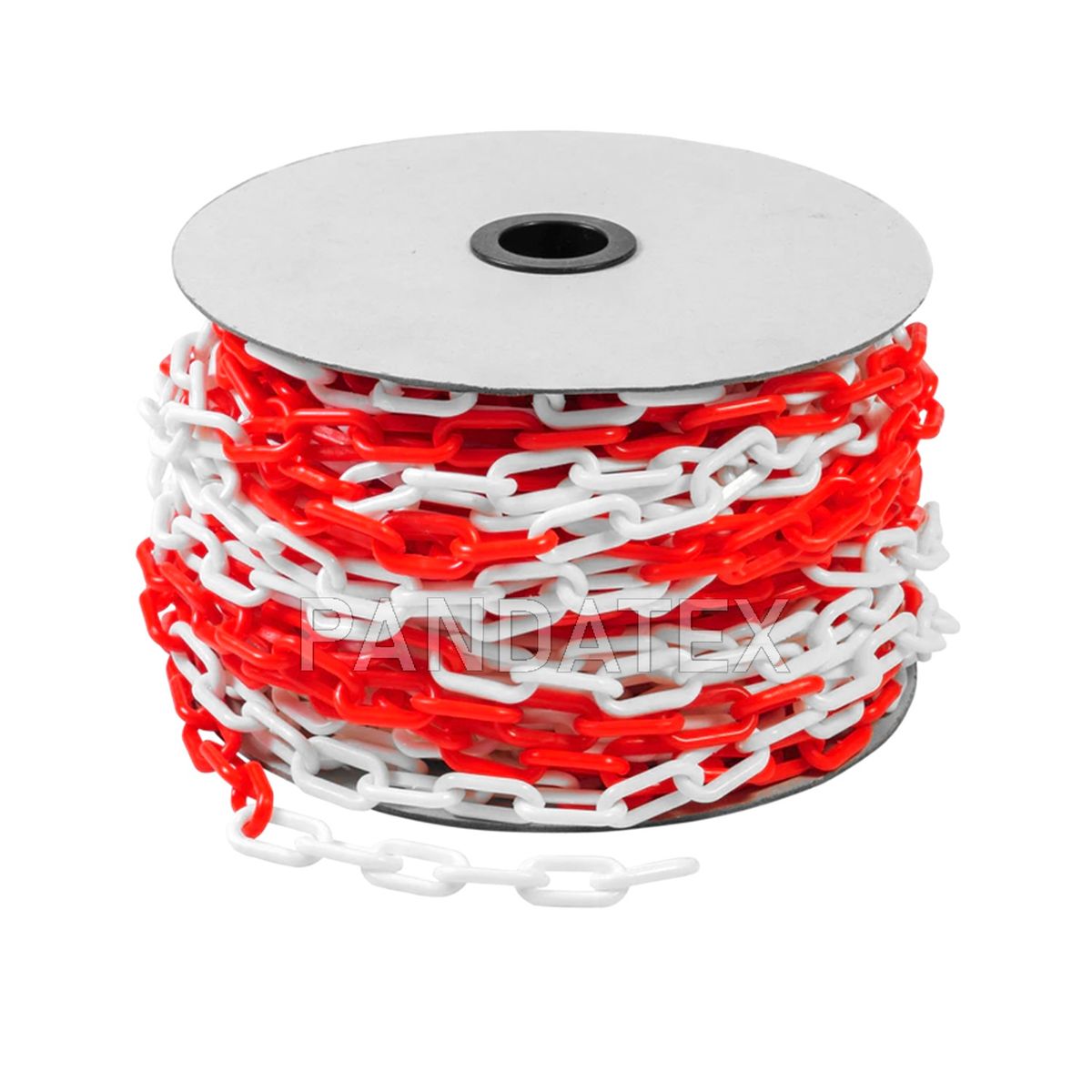 GENERICO - CADENAS DE SEGURIDAD COLOR ROJO BLANCO 25MX8MM