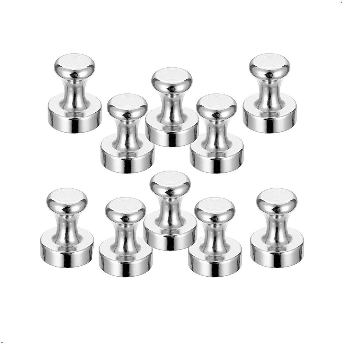 GENERICO - Imán De Neodimio Base Magnetics Redondo pack 10 unids