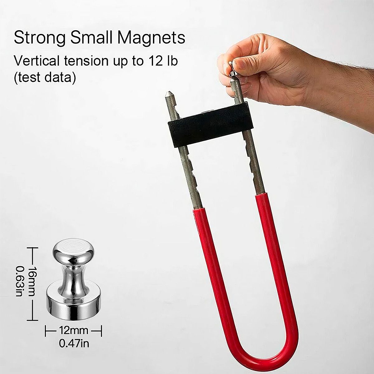 GENERICO - Imán De Neodimio Base Magnetics Redondo pack 10 unids