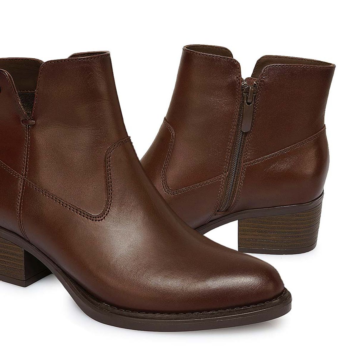 VIALE - Botín Texana Casual FER-2535 Canela Viale Cuero