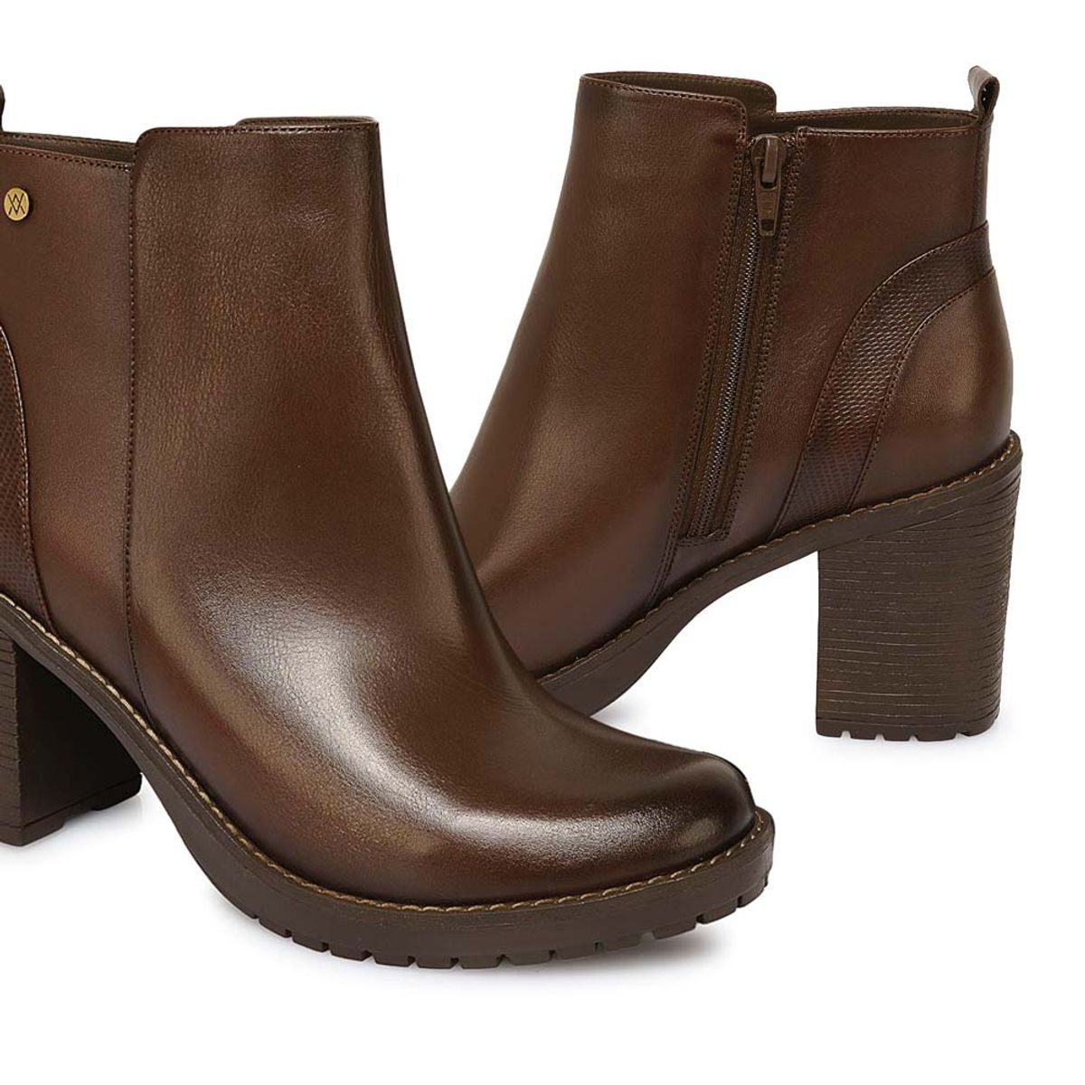 VIALE - Botín Casual LINDA-2513 Africano Viale Cuero