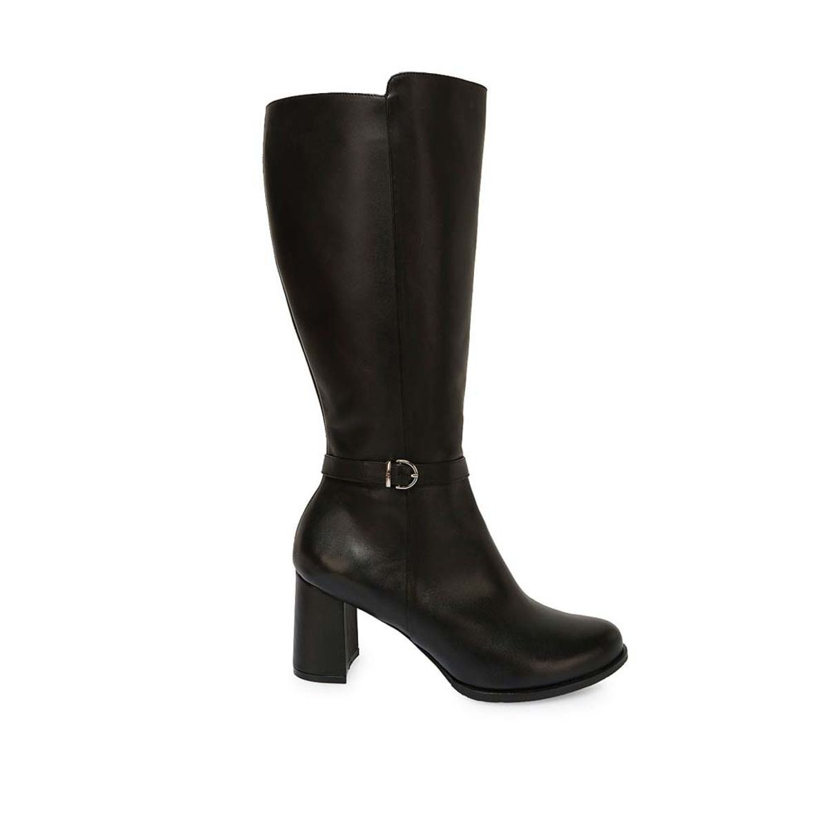 VIALE - Bota Alta Jodhpur Casual RUT-2501 Negro Viale Cuero