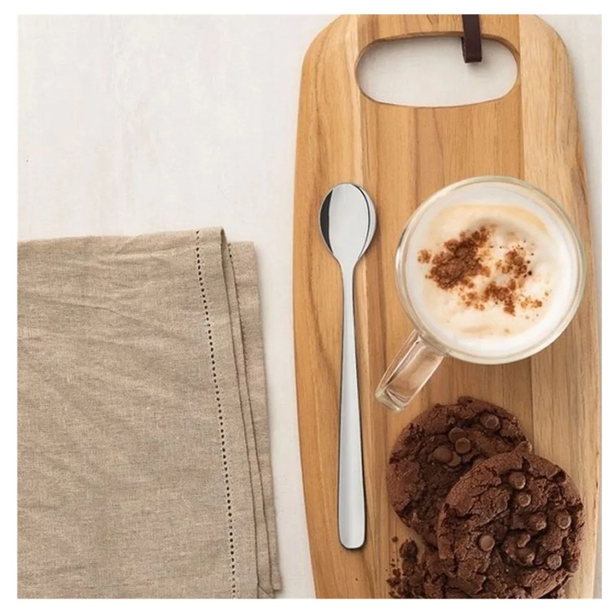 TRAMONTINA - CUCHARA PARA REFRESCO TRAMONTINA AMAZONAS X 6 PIEZAS